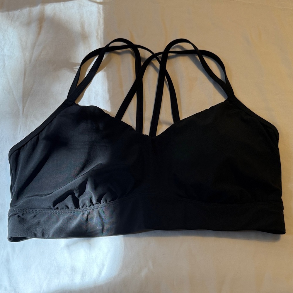 Black Strappy Women's Bralette